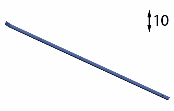 1400x10 mm Side slider for conveyor belt for Eschlböck ®