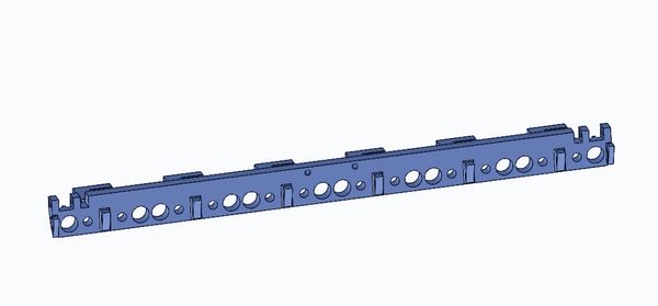 2125x241x146 mm Scraper bar for Lindner Komet 2200 HP
