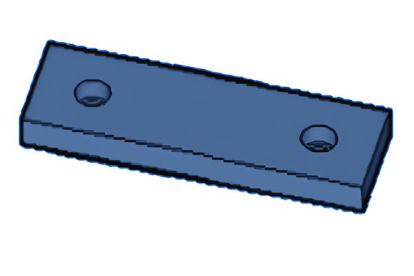 230x60x30 mm Counter knife segment for Heizohack ®