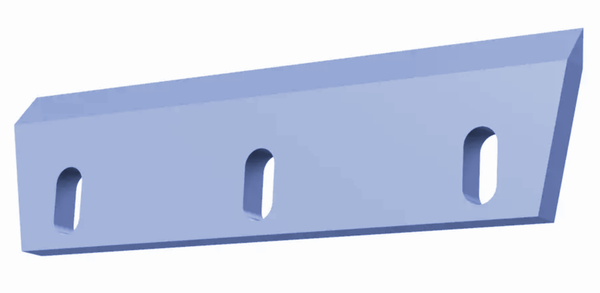 245x66,5x12 mm granulator knife for Engin Plast ®