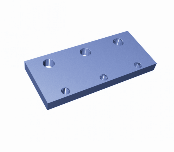 344x150x30 mm Clamping bar for Lindner Meteor