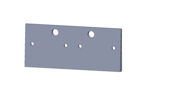399x175x26 mm Coverplate for Zerma Middle