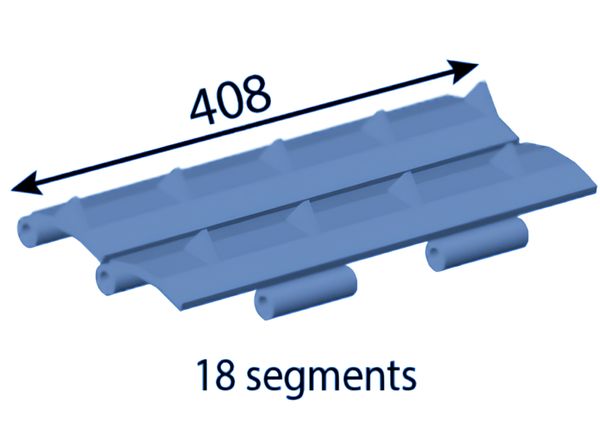 408 mm Conveyor belt (18 segments) for Heizohack ®
