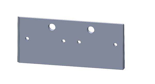 409x175x26 mm Coverplate for Zerma Right