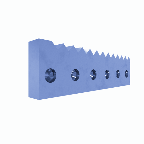 470x127,65x45 Counter knife lateral for Weima ®
