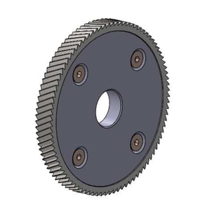 5" ( 127 mm ) skiver wheel Tungsten Carbide R