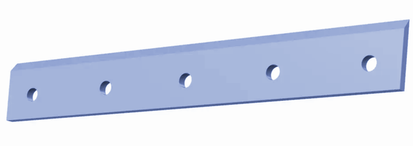 502,5x70x10 mm granulator knife for Dipre ® GRM