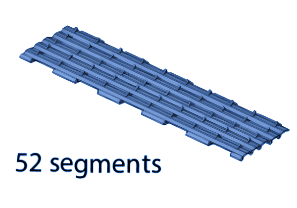 52 Segment Conveyor belt for Eschlböck ®