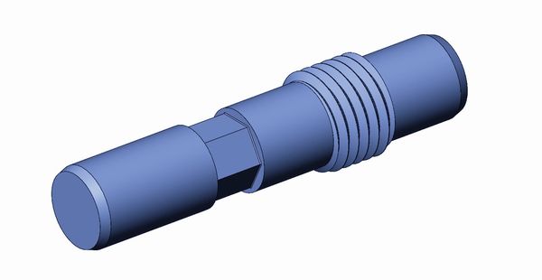 Cylinder support bolt for Lindner Komet