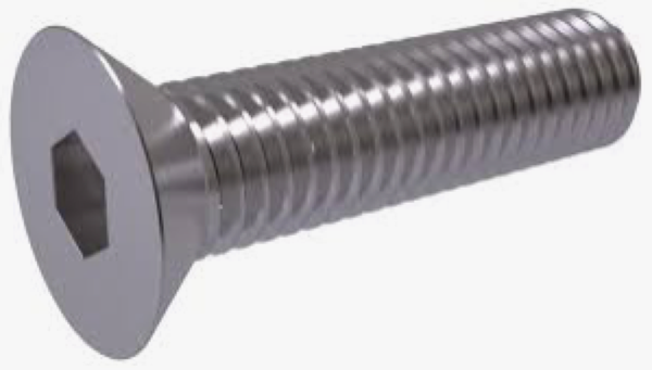 M6x12 mm Countersunk screw for counter knife Weima