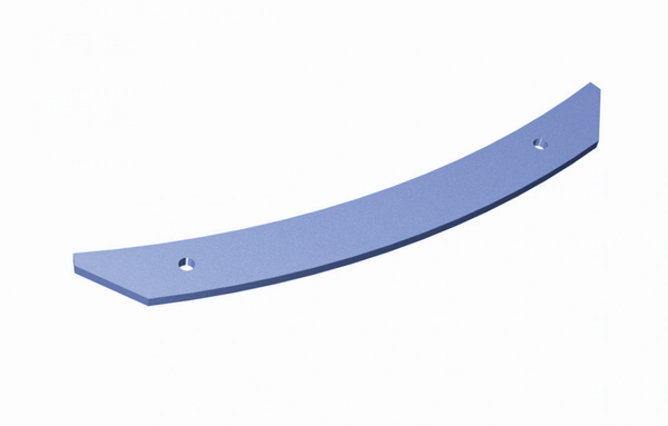Sealing bar for material disturb flap 1397x65x15