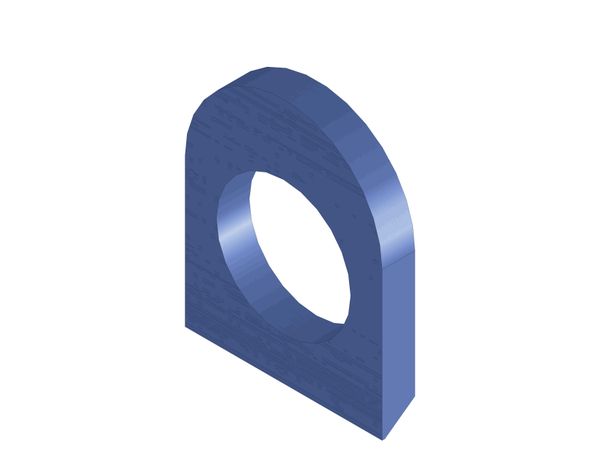 Support washer 6 mm -Oval Form for Jenz HEM